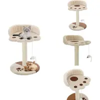 vidaXL Katzen-Kratzbaum Sisal 40 cm Beige und Braun - Kratzbäume