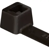 Hellermanntyton 111-14860 T150R-W-BK Kabelbinder schwarz (100 Stück)