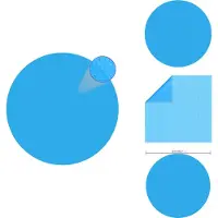 vidaXL Poolabdeckung Blau 210 cm PE - Poolabdeckungen & -unterlagen