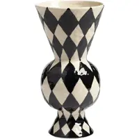 &Klevering - Rhombic Vase, schwarz