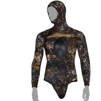 Epsealon Kombu 5 Mm Speerfischjacke Schwarz S Herren Schwarz S