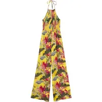 Desigual Jumpsuit Tropical Party 24SWMW22 Bunt Relaxed Fit