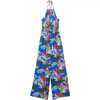 Desigual Jumpsuit Tropical Party 24SWMW22 Bunt Regular Fit