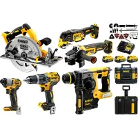 DeWalt DCK624P3T Akku Kombopack 18V 5Ah 6-tlg. DCD796 DCF840 DCH273 DCS572 DCG405 DCS356