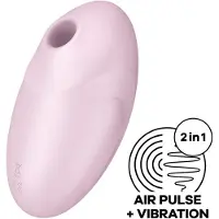Satisfyer Vulva Lover 3 - Wiederaufladbarer Luftwellen-Klitorisstimulator (Pink)