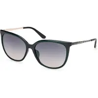 GUESS GU00150-H Unisex-Sonnenbrille Vollrand Quadratisch Kunststoff-Gestell, grün