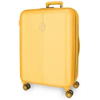 Joumma Bags EL POTRO Vera Ocker, ABS Reisekoffer 72x49x29cm, 81L, 5338824 (mittelgroßes Exemplar)