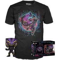 Funko POP! Black Panther Marvel Und T-shirt Und Exklusive Wakanda Forever-figur