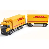 Emek Lieferlastwagen Mit Anhänger Scania DHL