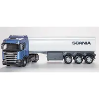 Emek Scania Tanklaster mit Sattelauflieger
