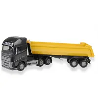 Emek Volvo Kipplaster mit Sattelauflieger