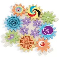 Quercetti Kaleido Zahnrad Konstruktionsspiel ECO+, Babyspielzeug
