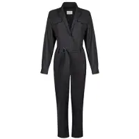 Aaiko Damen Jumpsuits Jessie Pinstripe Vis 548 - Zwart - Größe S