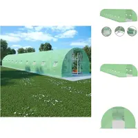 vidaXL Gewächshaus 45 m² 15x3x2 m - Gewächshäuser