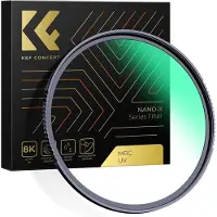 K&F Concept 82MM MCUV Protection Filter with 28 Multi-Layer Green Coatings HD Waterproof Scratch Resistant (Nano