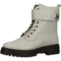 Scapa Hochwertige Stiefelette Schnürschuhe für Damen 21/6664 110 Beige