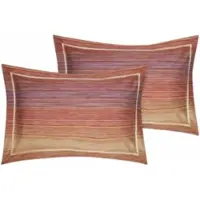 Missoni Kissenbezüge Jill Red Multicolor Baumwolle (Set von 2)-60 x 70 cm
