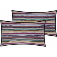Missoni Kissenbezüge Valparaiso Multicolor Baumwolle (Set von 2)-60 x 70 cm
