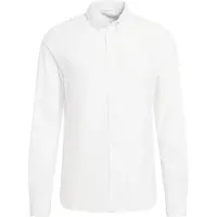 KnowledgeCotton Apparel Hemd Harald Small Owl Oxford Herren Bright White-S