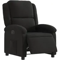 vidaXL Relaxsessel Elektrisch Schwarz Stoff