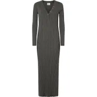 Pepe Jeans für Damen. PL953586 Graues Kleid von Izabel (M), Lässig, Baumwolle, Langarm