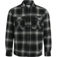 Only & Sons Hemd in Schwarz/ Weiß - L