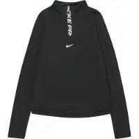 Nike Kinder Shirt Pro Girls' Dri-FIT Long-Sleeve 1/2-Zip Top