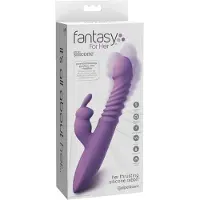 Fantasy For Her Stoßvibrator “her thrusting silicone rabbit”, mit Heizfunktion 1 St Vibrator