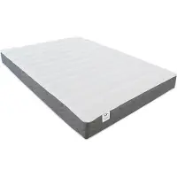 Vente-unique Set aus Bettgestell mit Bettkasten mit Schublade + Matratze - 120 x 200 cm - HD-Memory-Schaum & atmungsaktiver 3D-Stoff - Stärke 18 cm - Holzfarben hell - HEAVEN von YSMÉE