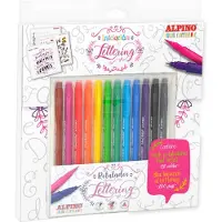 Alpino Set Beschriftungsmarker 12 Marker + Buch