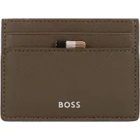 BOSS Zair Card Holder open green