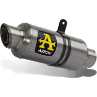 Arrow Gp2 Husqvarna Svartpilen/vitpilen 401 ´18- Homologierter Schalldämpfer