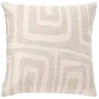 Fonq Groovy Zierkissen 50 x 50 cm - Elfenbein