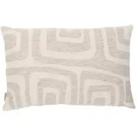 Fonq Groovy Zierkissen 40 x 60 cm - Elfenbein