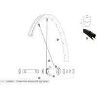 Mavic Ksyrium Elite Disc Ust 20 Vorderradfelge