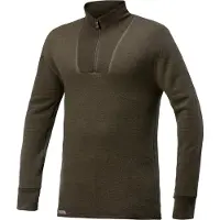 Woolpower Skipullover Zip Turtleneck 200 Pine Green Unisex-XXXL