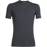 Icebreaker Anatomica Crew Merino Short Sleeve Base Layer Grau 2XL Mann
