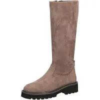Caprice Damen Stiefel hoher Stretch Schaft profilierte Plateausohle 9-25607-29, Größe:39 EU, Farbe:Braun