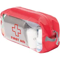 Exped Clear Cube First Aid 3l Kulturbeutel-Rot-M