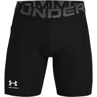 Under Armour HeatGear-Kompressionsshorts, Schwarz M