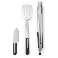 BioLite Prep&Grill Toolkit 3-teiliges Set Grillbesteck mit Tasche