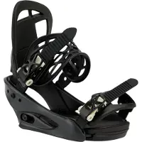 Burton - All-Mountain-Snowboardbindung - Citizen Black für Damen aus Wolle - Größe L - schwarz