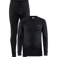 Craft Baselayer-Set Core Dry Black Herren-S