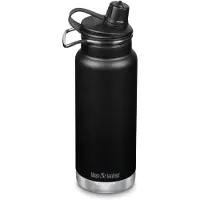 Klean Kanteen - TKWide Vacuum Insulated mit Chug Cap - Isolierflasche Gr 946 ml schwarz