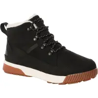 The North Face - Hochgeschnittene und gefütterte Schuhe - W Sierra Mid Lace Wp Tnf Black/Gardenia White für Damen aus Leder - Größe 6 US - schwarz