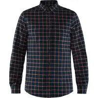 Fjällräven - Övik Flannel Shirt - Hemd Gr L schwarz