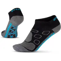 Gococo No Show Circulation Socken schwarz/grau