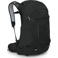 Osprey Hikelite Unisex Rucksack 28L – Ideal für Wanderungen in Schwarz