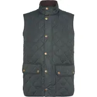 Barbour Herren Jacken New Lowerdale Quilted Gilet - Donkergroen - Größe XL