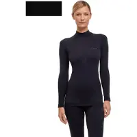 Falke - Warme technische Unterwäsche - Longsleeved Shirt Warm Turtleneck W Black für Damen - Größe M - Blau